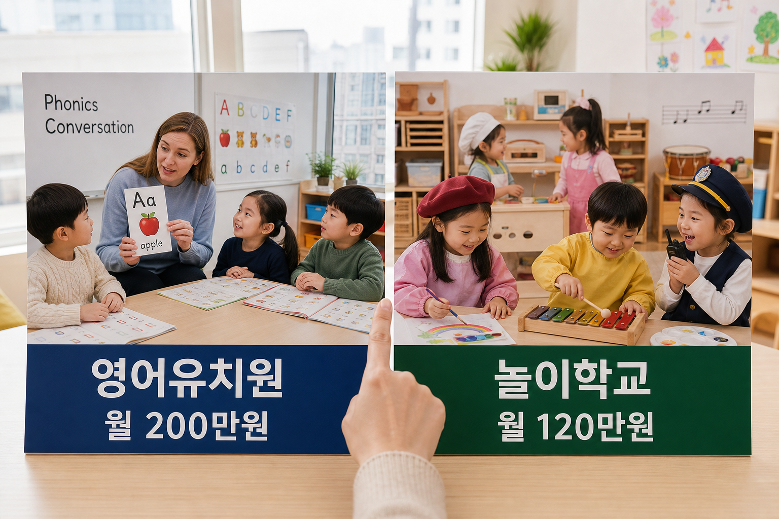 서울 영어유치원 vs 놀이학교 비교 — 교육 방식·비용·선택 기준 총정리