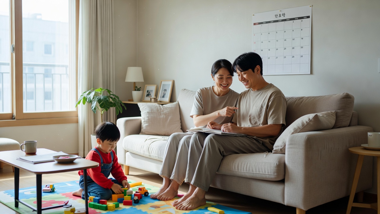 서울 육아 서비스 주말 돌봄 예약 계획을 세우는 부모