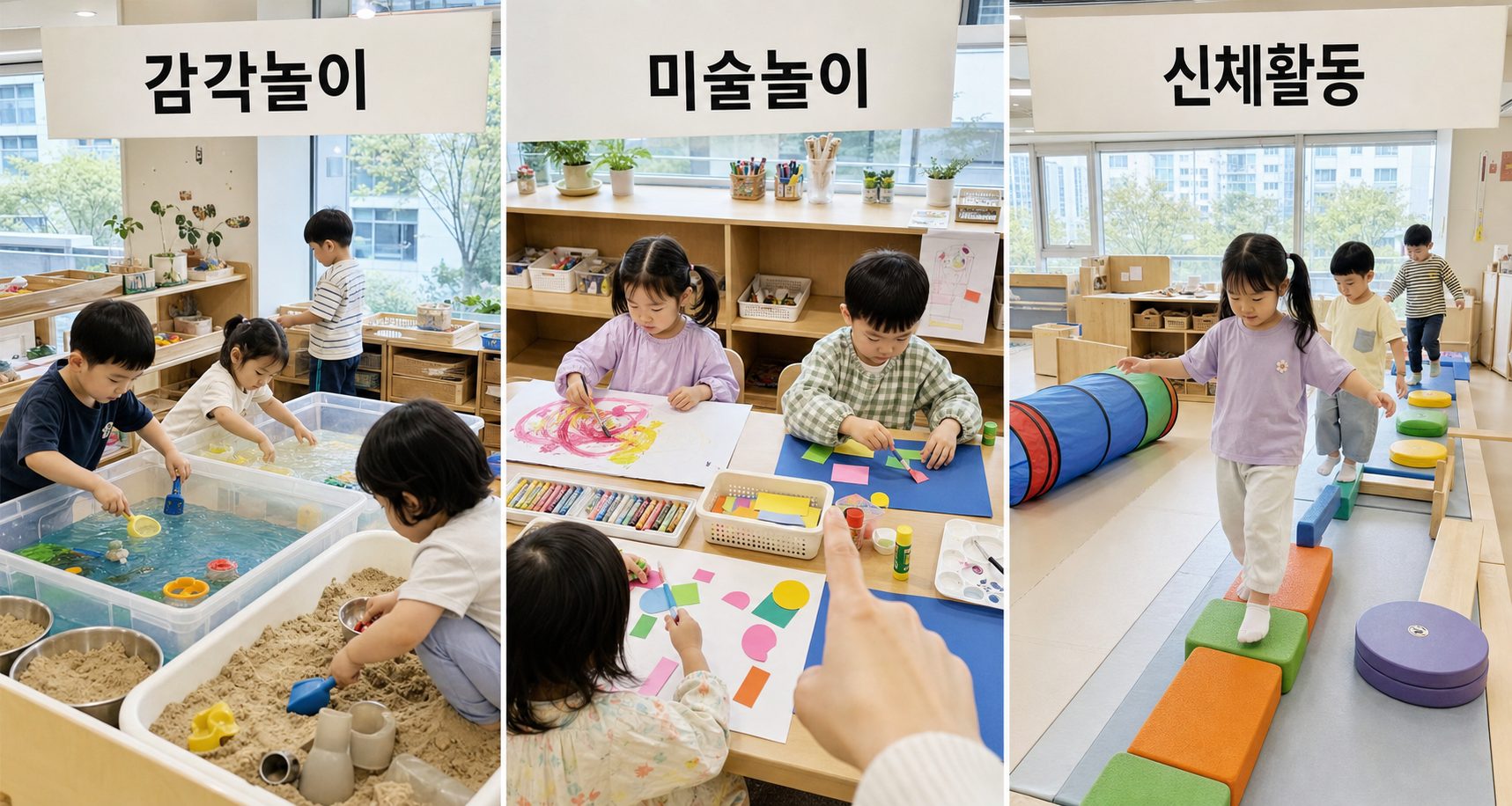 서울 미취학 아동 놀이 중심 프로그램 종류와 특징 비교