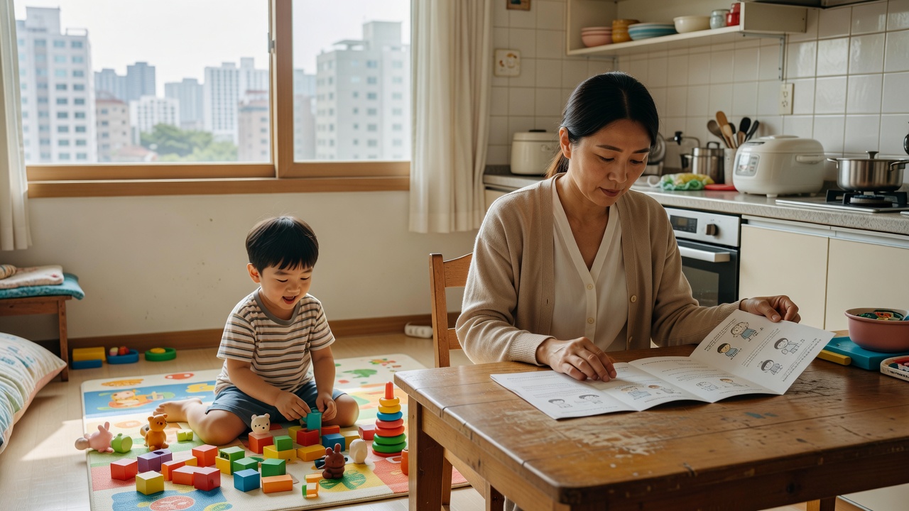 미취학 아동 돌봄 서비스 목차 안내 이미지