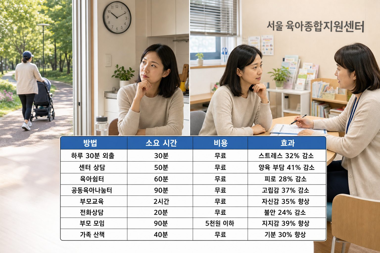 서울 미취학 아동 육아 스트레스 줄이는 실전 방법 8가지