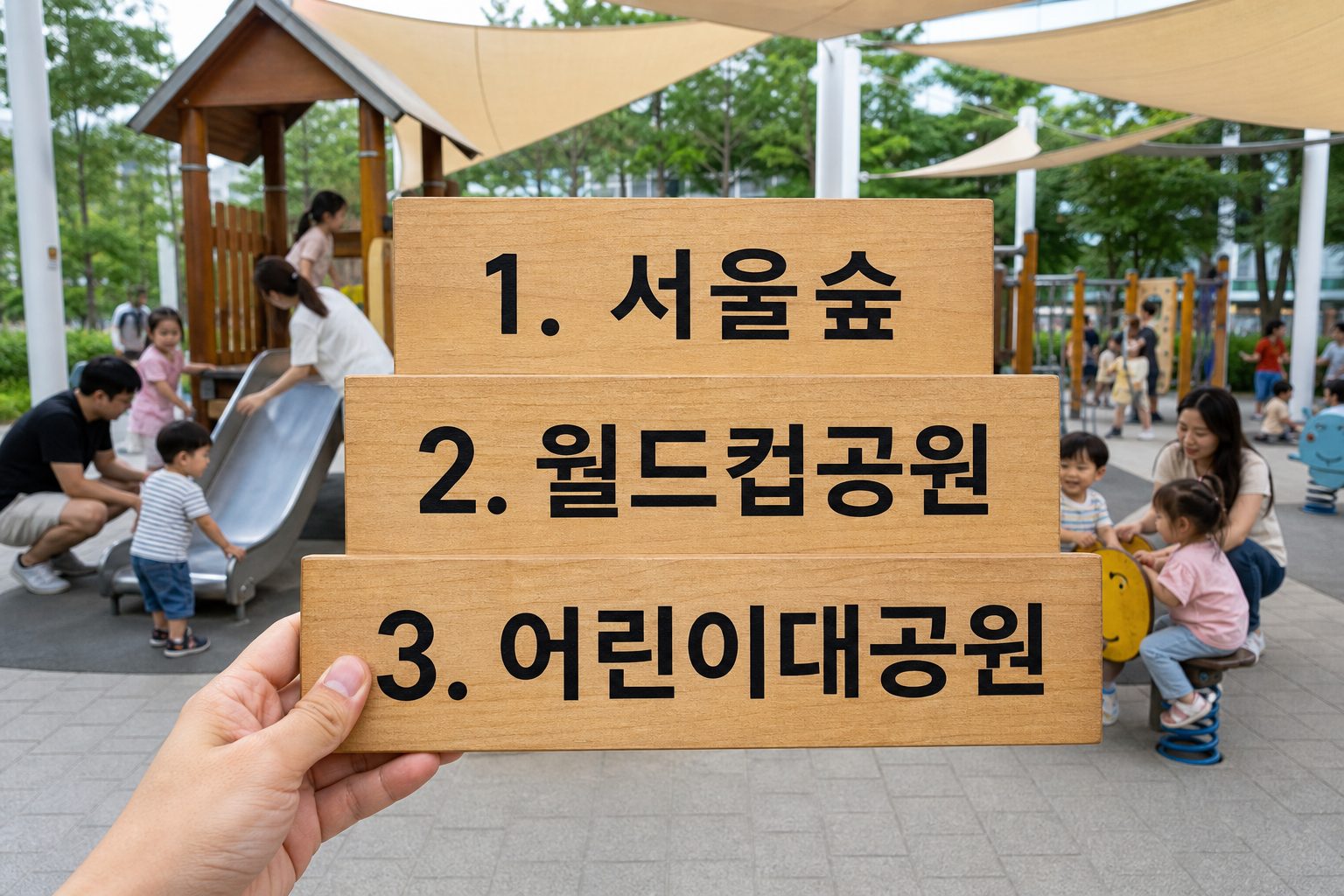 서울 미취학 아동 야외 활동 공원 7곳 추천